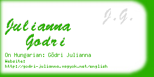 julianna godri business card
